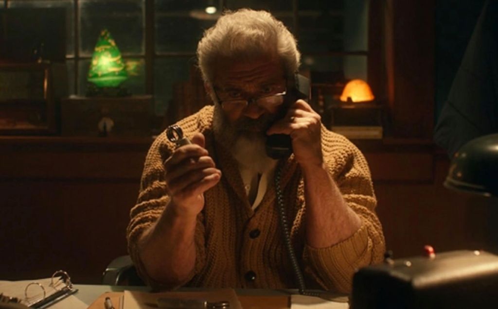 Mel Gibson as Santa Claus in Fatman