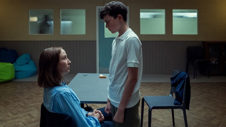 Erin Doherty and Owen Cooper in Netflix's Adolescence